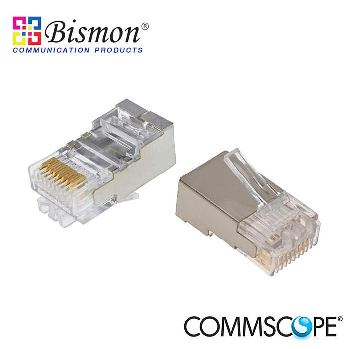 Commscope-RJ45-Modular-Plug-Assembly-Cat-5E-8-Position-Sheild-New